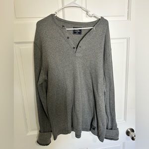 XXL Men’s Abercrombie Thermal with Buttons